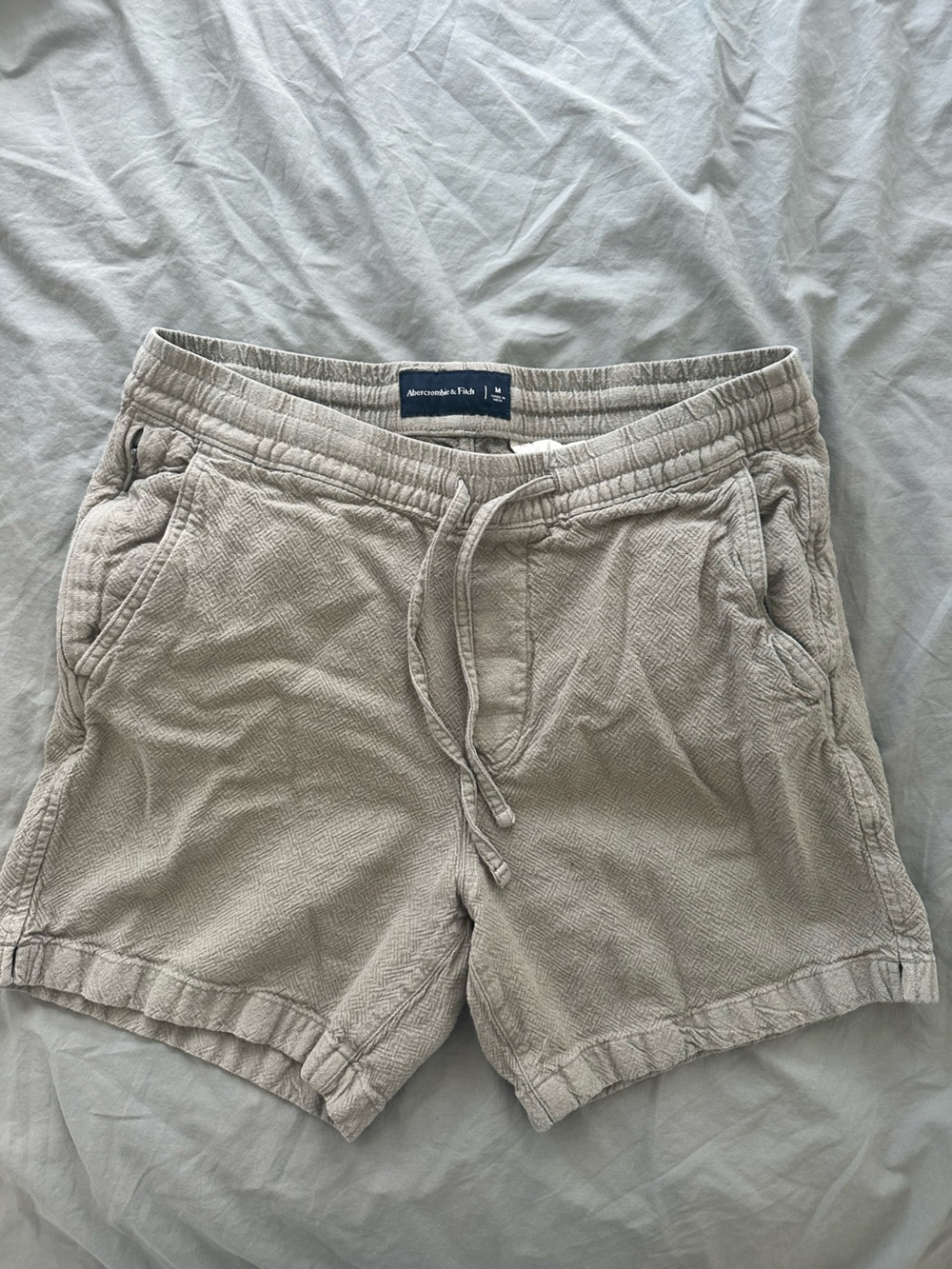 Abercrombie & Fitch Heather tan lounge shorts